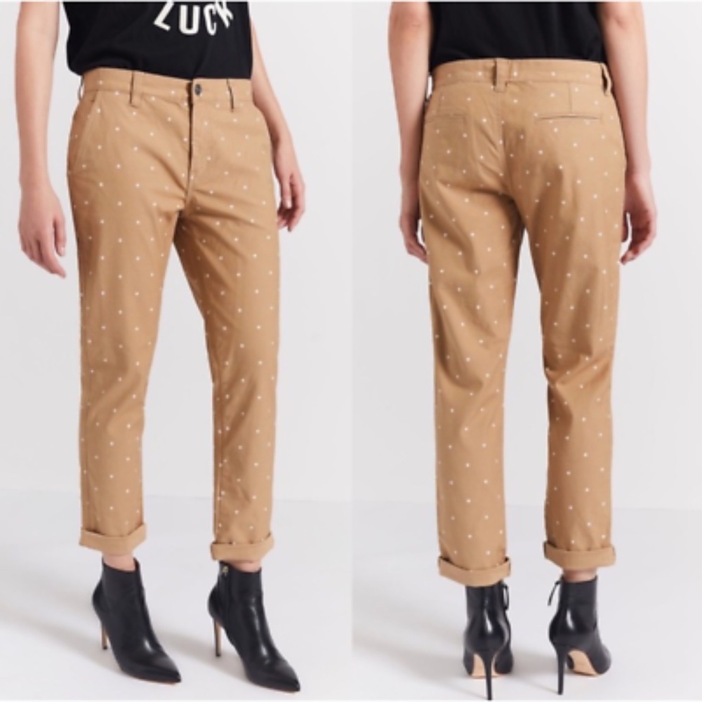 Current Elliott The Confidant Polka Dot Pants